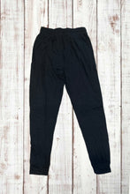 Load image into Gallery viewer, Buttery Soft Joggers - Black w/ Silver Stripe
