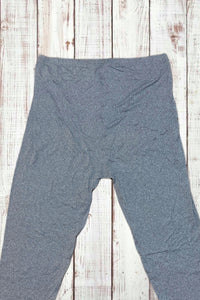 Buttery Soft Capri Leggings - Heather Gray