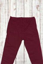 Load image into Gallery viewer, Buttery Soft Leggings - Solid Burgundy Red
