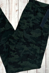 Buttery Soft Leggings - Deep Green Camo