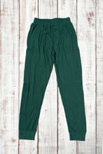 Load image into Gallery viewer, Buttery Soft Joggers - Green w/ Red Stripes
