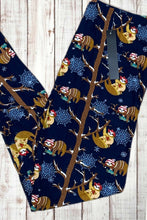 Load image into Gallery viewer, Buttery Soft Leggings - Christmas Sloths
