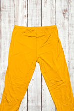 Load image into Gallery viewer, Buttery Soft Leggings - Solid Golden Mustard Yellow
