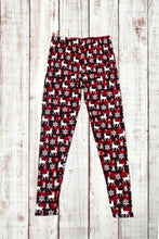 Load image into Gallery viewer, Buttery Soft Leggings - Reindeer Holiday Plaid
