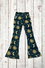 Load image into Gallery viewer, Buttery Soft Flared Leggings - Moon, Sun, Stars Oh My!
