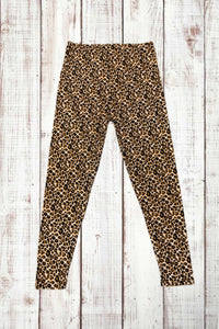 Buttery Soft Leggings - Let’s Get Wild Mini Cheetah Print