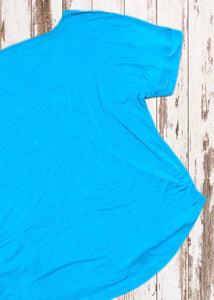 Extra Stretchy Tee - Ice Blue