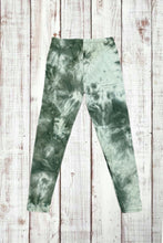 Load image into Gallery viewer, Buttery Soft Leggings - Tie Dye Olive Green
