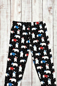 Buttery Soft Leggings - Holiday Polar Bears