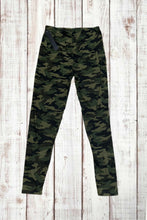 Load image into Gallery viewer, Buttery Soft Leggings - Traditional Green Camo
