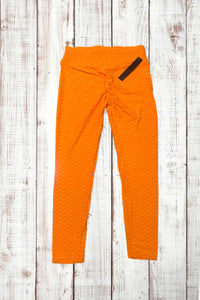 TikTok Famous Leggings - Neon Orange