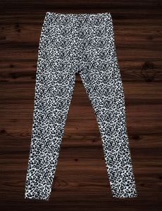 Buttery Soft Leggings - Gray Cheetah