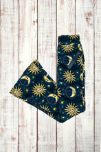 Load image into Gallery viewer, Buttery Soft Flared Leggings - Moon, Sun, Stars Oh My!
