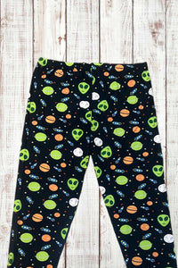 Buttery Soft Leggings - Alien Invasion