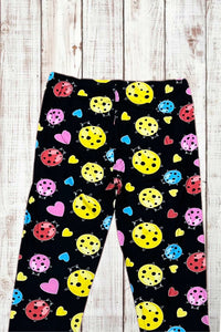 Buttery Soft Leggings - Lovely Ladybugs