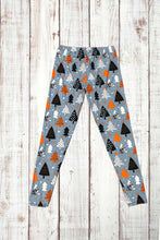 Load image into Gallery viewer, Buttery Soft Leggings - Christmas Trees on Gray
