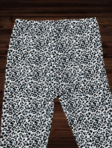 Buttery Soft Leggings - Gray Cheetah