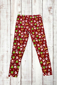 Buttery Soft Leggings - Rockin Around the Christmas Tree