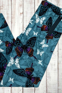 Buttery Soft Leggings - Beautiful Butterfly