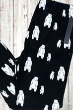 Load image into Gallery viewer, Buttery Soft Leggings - Polar Bear Momma &amp; Baby Bear
