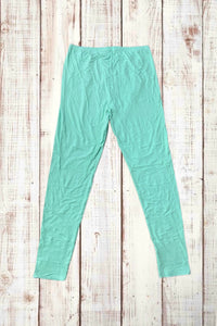 Buttery Soft Leggings - Solid Mint Green