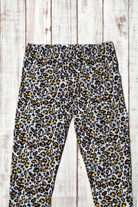 Buttery Soft Leggings - Retro Cheetah Print