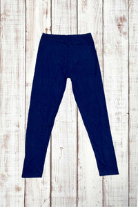 Buttery Soft Leggings - Solid Navy Blue