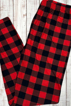 Load image into Gallery viewer, Buttery Soft Leggings - Classic Buffalo Plaid
