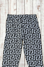 Load image into Gallery viewer, Buttery Soft Leggings - Black &amp; White Geometric
