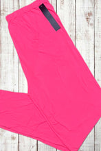 Load image into Gallery viewer, Buttery Soft Leggings - Solid Neon Pink
