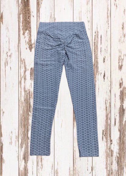 TikTok Famous Leggings w/ Pockets - Light Gray