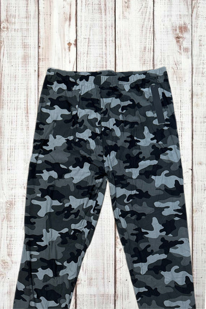 Buttery Soft Leggings - Gray Camo