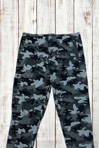 Buttery Soft Leggings - Gray Camo