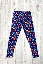 Load image into Gallery viewer, Buttery Soft Leggings - Blue Christmas
