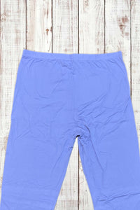 Buttery Soft Capri Leggings - Solid Lilac Purple