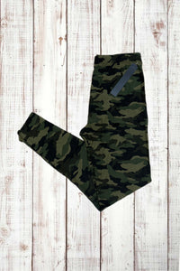 Buttery Soft Leggings - Traditional Green Camo