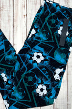 Load image into Gallery viewer, Buttery Soft Leggings - Soccer Print
