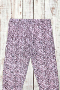 Buttery Soft Leggings - Marled Pink