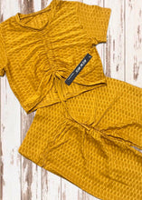 Load image into Gallery viewer, TikTok Biker Shorts &amp; Crop Top - Golden Yellow
