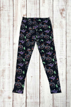 Load image into Gallery viewer, Buttery Soft Leggings - Bicyles &amp; Flowers
