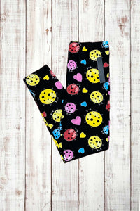 Buttery Soft Leggings - Lovely Ladybugs