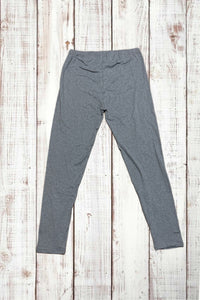 Buttery Soft Leggings - Heather Gray