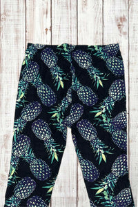 Buttery Soft Leggings - Pineapples