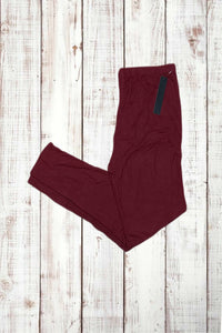 Buttery Soft Leggings - Solid Burgundy Red