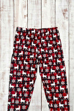 Load image into Gallery viewer, Buttery Soft Leggings - Reindeer Holiday Plaid
