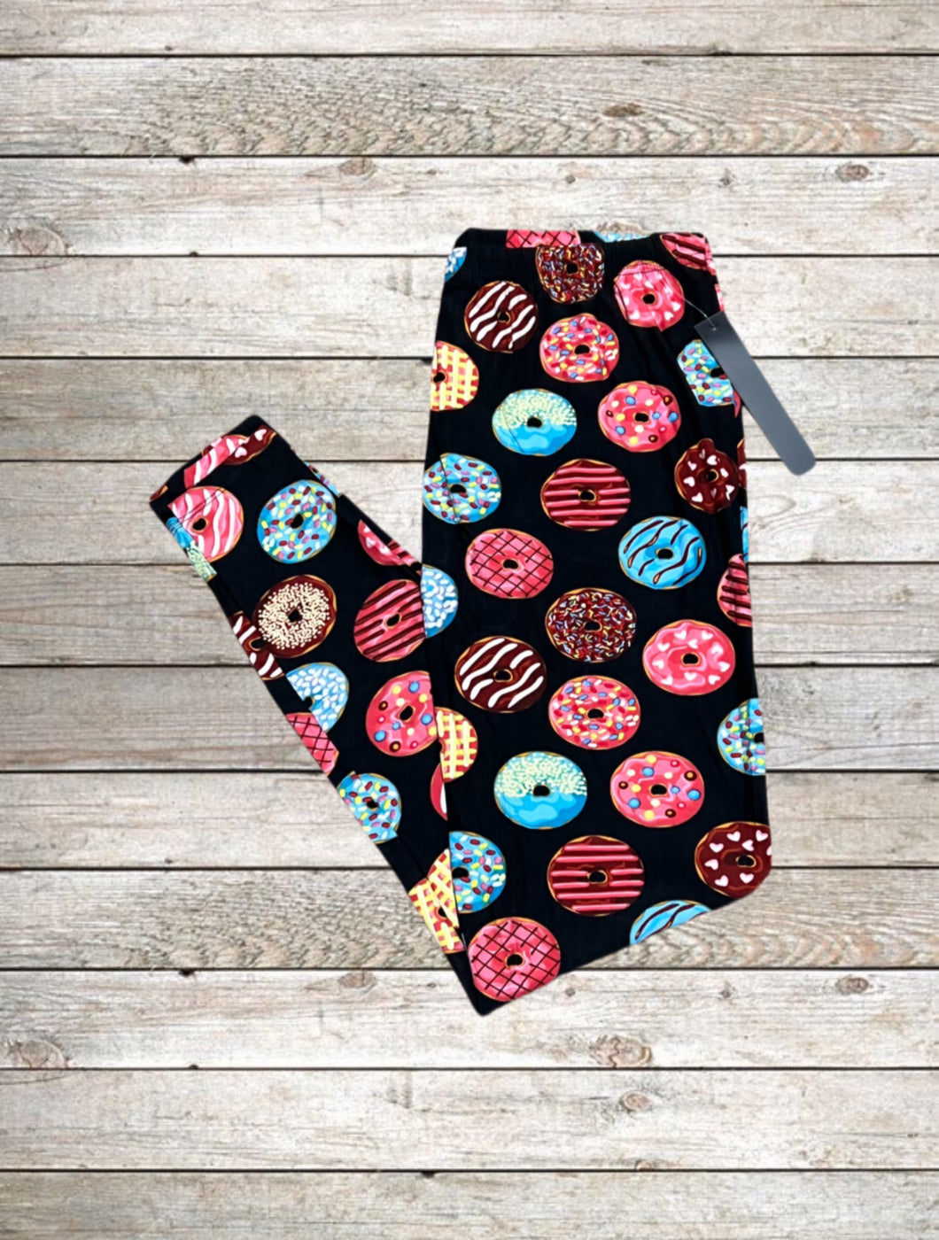 Buttery Soft Leggings - Go Nuts for Donuts