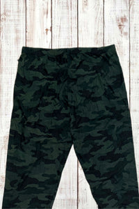 Buttery Soft Leggings - Deep Green Camo