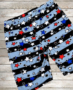 Buttery Soft Biker Shorts - Stars n’ Stripes