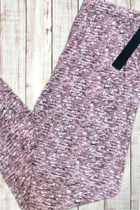 Buttery Soft Leggings - Marled Pink