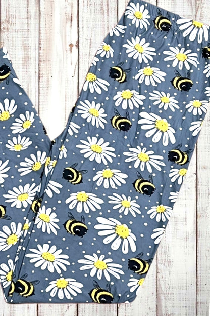 Buttery Soft Leggings - Busy Bee